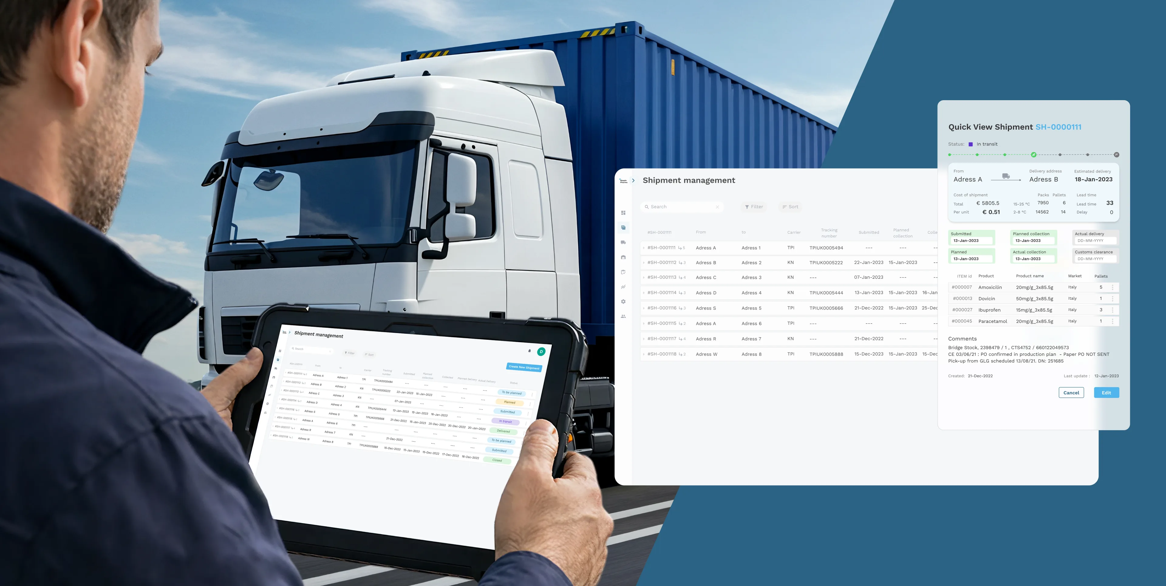 Pharma logistics: transport and warehouse operations behind the platform