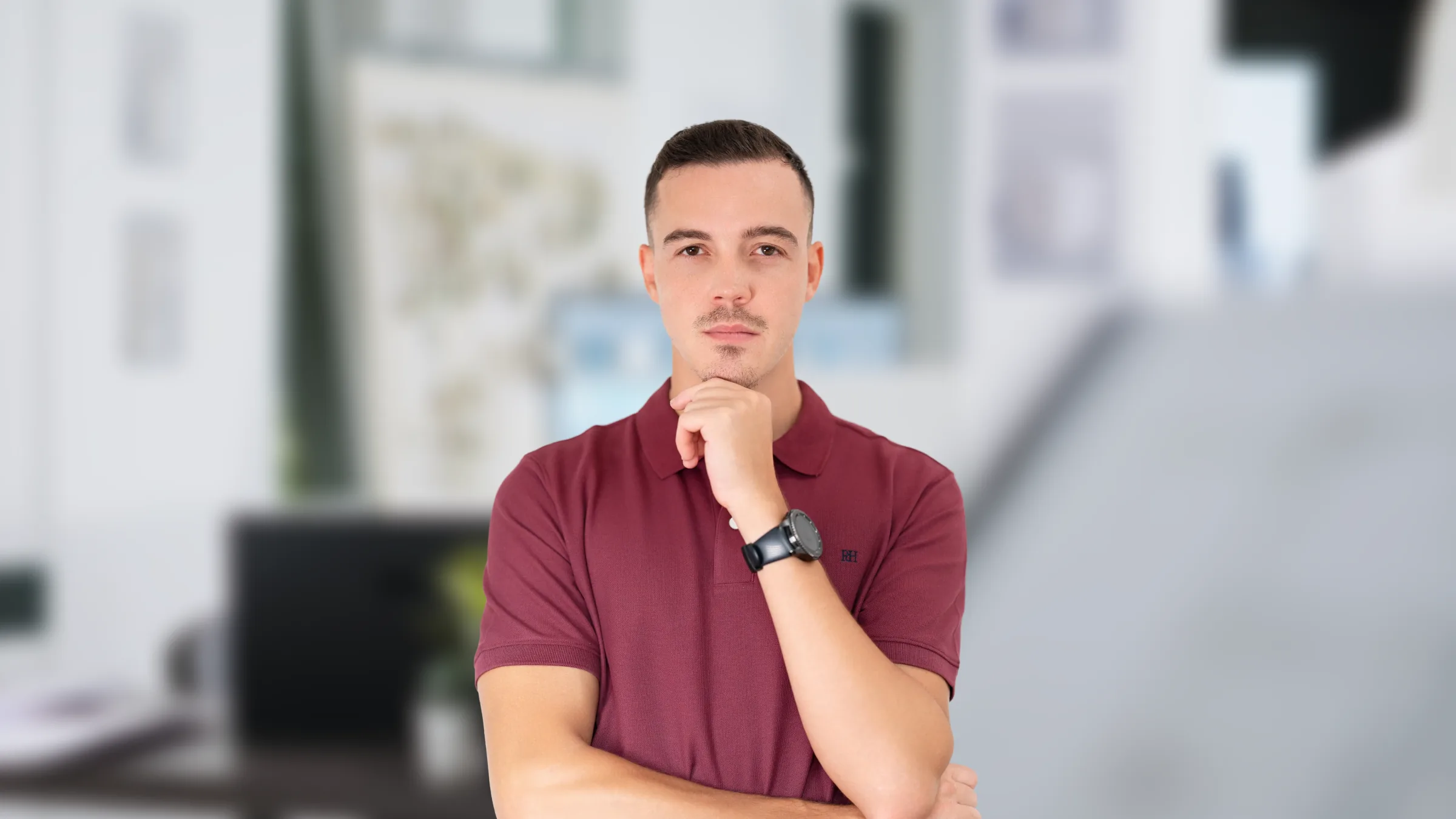 Codepixel founder Nenad Pejović in the office